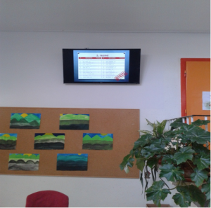 LCD v avli OŠ T. Čeč, Trbovlje