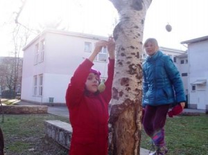 včasih tako visoko, da smo komaj segli tja